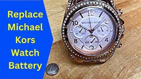 michael kors watch battery replacement|michael kors watch replacement screws.